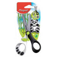 Ножницы Maped Koopy 13 см Детские, лапа панды на кольце (Maped 037910)*