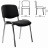 Стул STAFF Iso Lite CF-008 , хром, ткань черная С-11 (STAFF 532565)