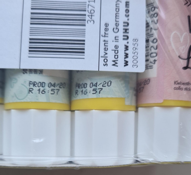 Клей-карандаш UHU Stic  8,2 гр. Серия Пастель 1 шт. (UHU 28 Pastel) Дата пр-ва 04/2020