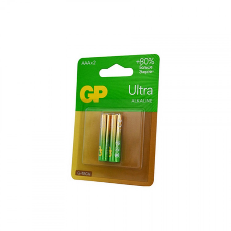 Батарейка GP Ultra GP24AUA21-2CRSBC2 G-TECH LR03 BL2