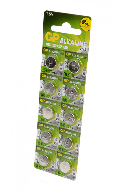 Батарейка GP Alkaline cell 186-C10 AG12 BL10