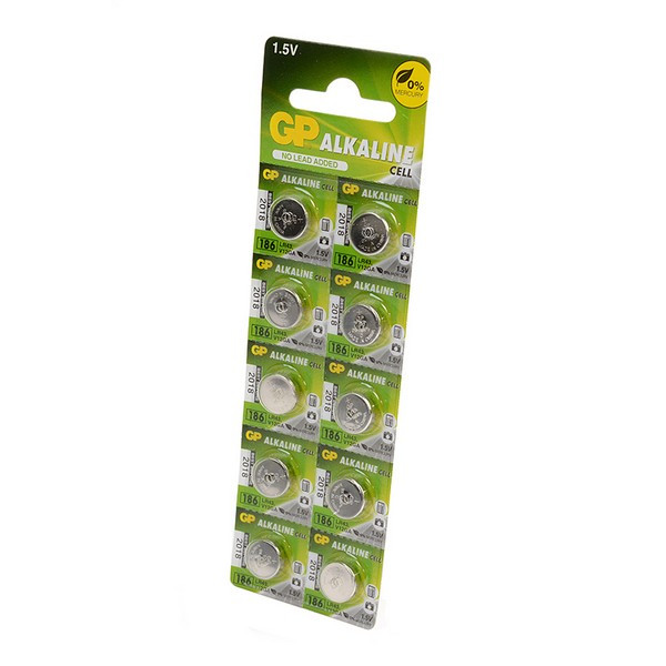 Батарейка GP Alkaline cell 186-C10 AG12 BL10