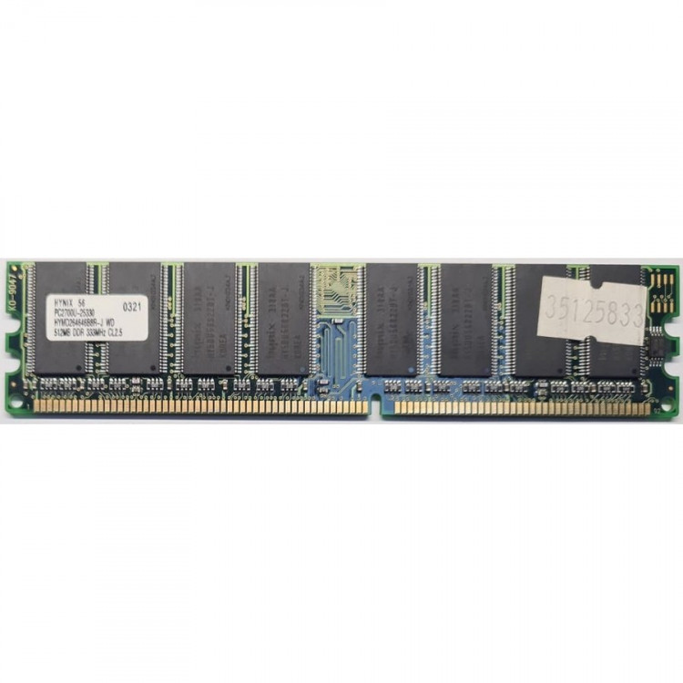 Модуль памяти DIMM DDR333 PC2700 512Mb Hynix (HYNIX HYMD264646B8R-J)