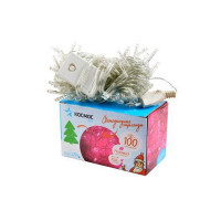 Гирлянда КОСМОС KOC_GIR100LED_P 100 LED, 8 режимов мигания, розовый, 10.8м