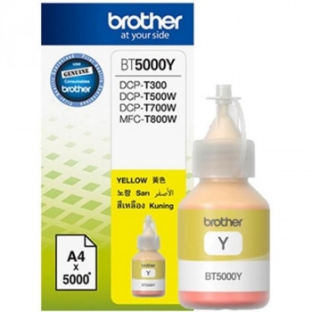 Brother BT5000Y Чернила Brother BT-5000Y жёлтые для DCPT300 / 500 / 700 / 310 / 510 / 710 / 520 / 720 / 820 (5000стр) 