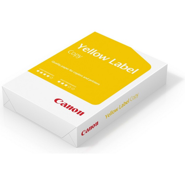 Бумага A4 офисная Canon Yellow Label Copy 5898A014, 80г/м2, 500 листов в пачке