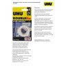 Клейкая лента двусторонняя (скотч) UHU Doppelband, двухсторонний скотч, 19 мм х 1,5 м (UHU 46855)