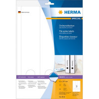 HERMA 8642 Этикетки самоклеющиеся Бумажные А4, 297.0 x 61.0, цвет: Белый, клей: перманентный, для печати на: струйных и лазерных аппаратах, в пачке: 10 листов/30 этикеток