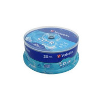 Записываемый компакт-диск Verbatim 43432 CD-R DL CB/25 700MB (Комплект 25 шт.)