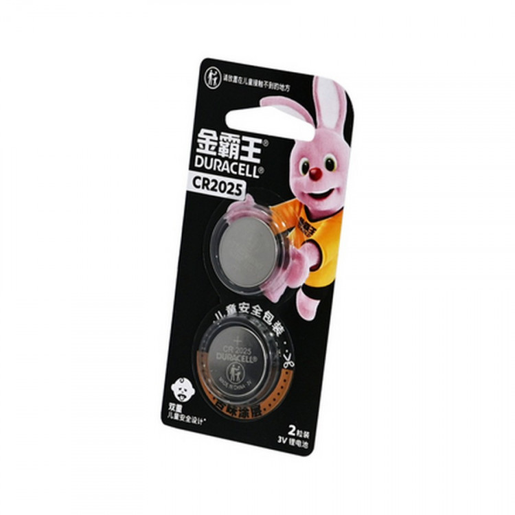 Батарейка DURACELL CR2025 (CN) BL2 (Комплект 2 шт.)
