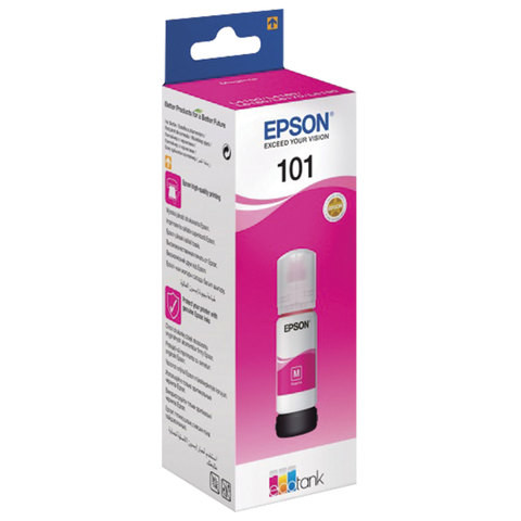 Epson C13T03V34A Чернила Epson 101 EcoTank пурпурные 70ml