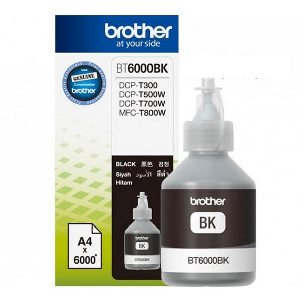 Brother BT6000BK Чернила Brother BT-6000BK для DCPT300 / 500W / 700W черные (108мл, 6000стр)