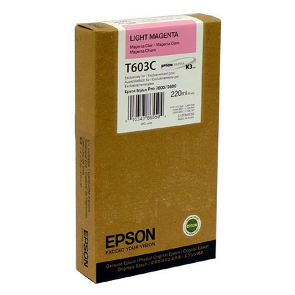 Epson C13T603C00 Картридж светло-пурпурный Epson Stylus Pro 7800/9800 (220 мл)