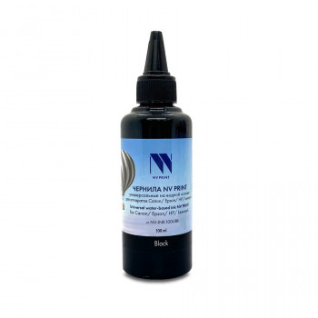 NV Print NVP-INK100UBk Чернила универсальные на водной основе NV-INK100UBk для аппаратов Сanon / Epson / НР / Brother (100 ml) Black совместимые NVP-INK100UBK, Совместимость: , ресурс: 0 стр.