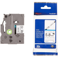 Brother HSE211 Термоусадочные ленты HSE-211 чёрный шрифт на белой основе, 5,8мм*1,5м для Brother PTE300VP, 550WVP, PTP700, 750W, 900W