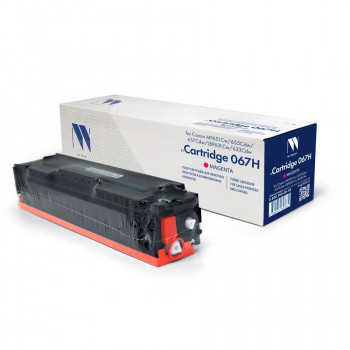 NV Print NVP-067HM Картридж совместимый NV-067H Magenta для Canon MF651Cw / 655Cdw / 657Cdw / LBP631Cw / 633Cdw (2350k) NVP-067HM, Совместимость: Canon MF651Cw / 655Cdw / 657Cdw / LBP631Cw / 633Cdw, ресурс: 2350 стр.