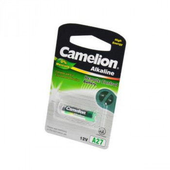 Батарейка Camelion A27-BP1 LR27A (0% Hg) BL1 Тип: 27АЦена: за 1 шт.