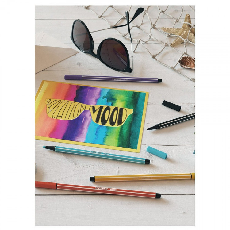 Фломастер Stabilo Pen 68 Желтый (STABILO 68/44)