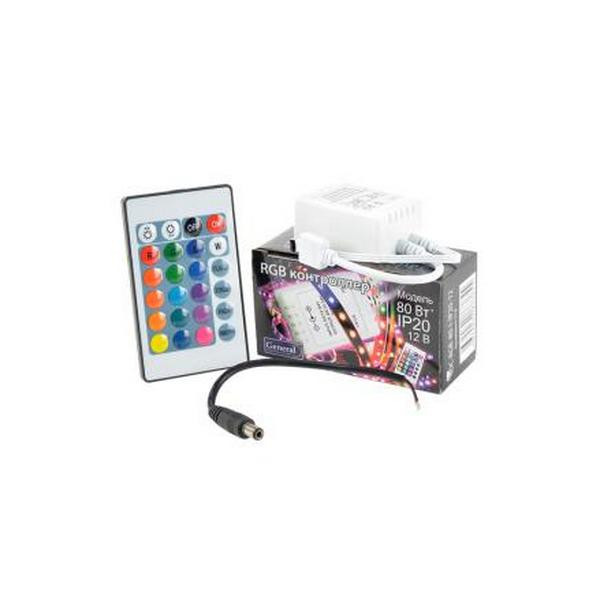 General GDC-RGB-80-I-IP20-12 ИК-контроллер и пульт Блок питания для светодиодного освещения