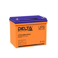 Energon Delta DTM 1275 L Аккумуляторная батарея DELTA DTM 1275 L (12В / 75Ач, Тип: AGM, Клемма: Болт М6, ДхШхВ: 258х166х206мм (Полная высота: 215мм), срок службы: 10-12 лет, Гарантия: 1г, вес: 23кг)