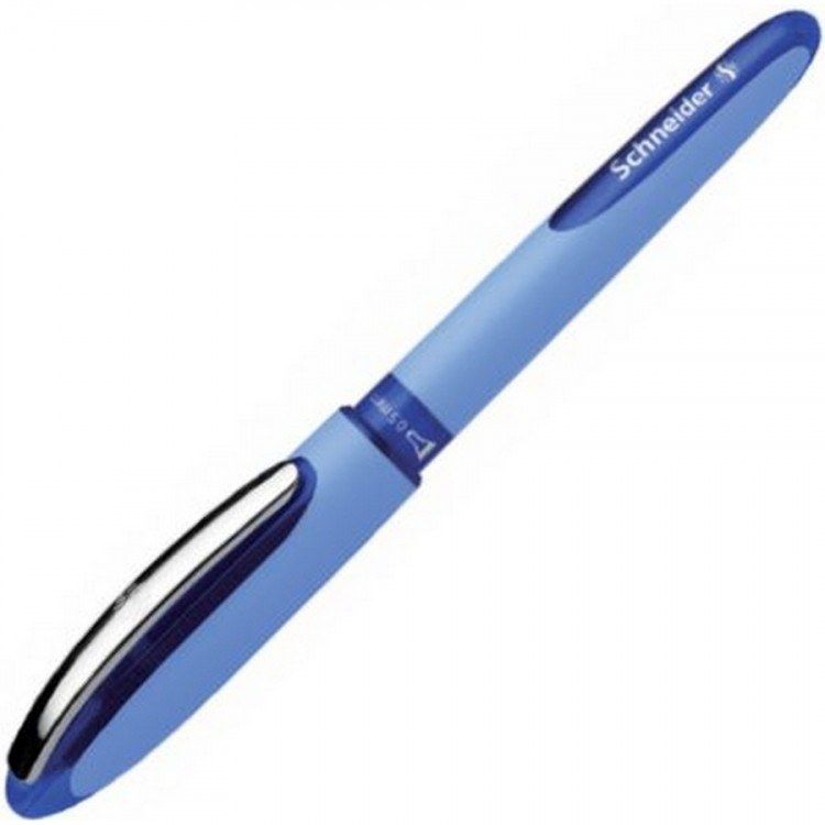 Ручка роллер Schneider Hybrid N, 0,7 мм, игольчатый узел, синяя (Schneider 183503)