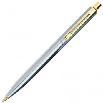 Ручка шариковая автоматическая Sheaffer Sentinel 325 Brushed Chrome, Gold Tone Trim, Синяя (SHEAFFER SВ32550С/E232551) Ручка шариковая автоматическая Sheaffer Sentinel 325 Brushed Chrome, Gold Tone Trim, Синяя (SHEAFFER SВ32550С/E232551)