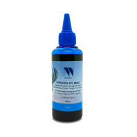 NV Print NVP-INK100UC Чернила универсальные на водной основе NV-INK100UC для аппаратов Сanon / Epson / НР / Brother (100 ml) Cyan совместимые