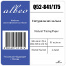 Albeo Q52-841 / 175 Калька Albeo Engineer tracing paper, для инженерных плоттеров, в рулонах, втулка 76,2мм (3) (0,841х175 м., 52 г / кв.м.)