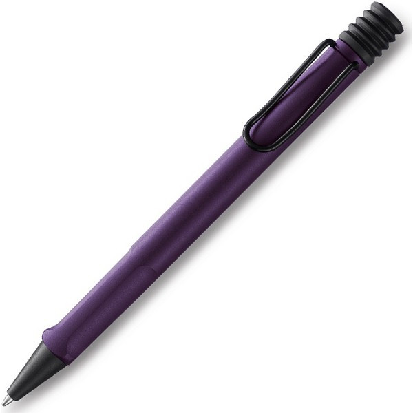 Ручка шариковая автоматическая LAMY Safari Dark Lilac цвет: фиолетовый, стержень: синий (LAMY 4030445) Без упаковки