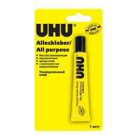 Клей универсальный UHU Alleskleber (All Purpose), прозрачный,    7 г., блистер (UHU 40294/В)