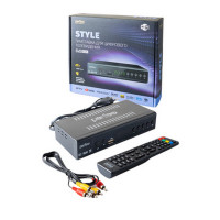Цифровая ТВ-приставка PERFEO PF_A4414 "STYLE" DVB-T2/C для цифр.TV, Wi-Fi, IPTV, HDMI, 2 USB, DolbyDigital, пульт ДУ