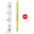 Ручка шариковая автоматическая Penac Sleek Touch Pastel, 1,0 мм, корпус салатовый, синяя (PENAC BA1304-31M)