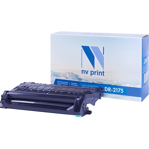 NV Print NVP-DR2175 Блок фотобарабана совместимый NV-DR-2175 для Brother HL-2140R /  HL-2142R /  HL-2150NR /  HL-2170WR /  DCP-7030R /  DCP-7032R /  DCP-7040R /  DCP-7045NR /  MFC-7320R /  MFC-7440NR /  MFC-7840WR (12000k)