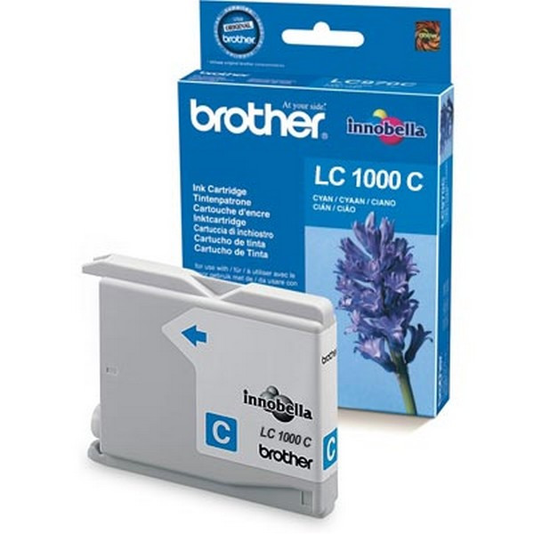 Brother LC1000C Картридж Brother LC-1000C для DCP130C/330C/350С/540CN/MFC240C/465C/885CW/5460CN голубой (400стр)