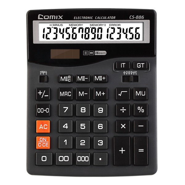 Калькулятор Бухгалтерский Comix CS-886
