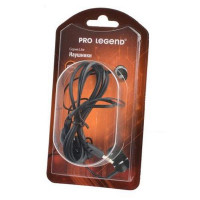 Наушники Pro Legend Lite PL5000 затычки, черные, 20-20kHz, 102#3dB, 32 Ом, шнур 1м BL1