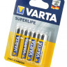 Батарейка VARTA SUPERLIFE 2006 R6 BL4* (Комплект 4 шт.)