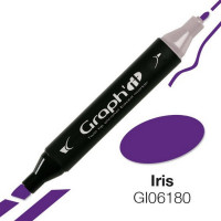 Маркер спиртовой Graph`It два пера, цвет GI06180 (Iris)