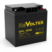 Energon Delta GPL 1226 Аккумуляторная батарея REVOLTER (DELTA) GPL 1226 (12В / 26Ач, Тип: AGM, Клемма: Болт М5, ДхШхВ: 166x126x174мм (Полная высота: 175мм), срок службы: 10 лет, Гарантия: 1г, вес: 9кг)