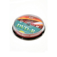 Записываемый компакт-диск VS DVD+R 8.5 GB  8x CB/10 Double Layer Ink Print (Комплект 10 шт.)