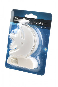 Светильник Camelion NL-248 ночник с выключателем, LED BL1 Тип: P-220V-D-85Цена: за 1 шт.