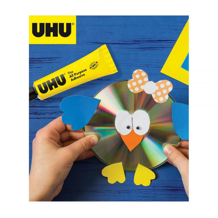 Клей универсальный UHU Alleskleber (All Purpose), прозрачный,  35 мл., блистер (UHU 40344/В)