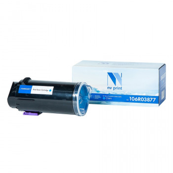 NV Print NVP-106R03877C Тонер-картридж совместимый NV-106R03877 Cyan для Xerox VersaLink C500 / C505 (2400k) NVP-106R03877C, Совместимость: Xerox VersaLink C500 / C505, ресурс: 2400 стр.