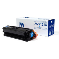 NV Print NVP-W2121XC Картридж совместимый NV-W2121X Cyan для HP Color LaserJet M555X / M555dn / M554dn / M578z / M578f / M578dn / M578c (10000k)
