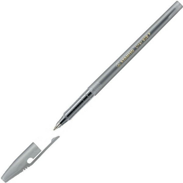 Ручка Шариковая Stabilo Liner F, Цвет Корпуса: Черный, Цвет Чернил: Черный 0,38 мм. (STABILO 808/46)