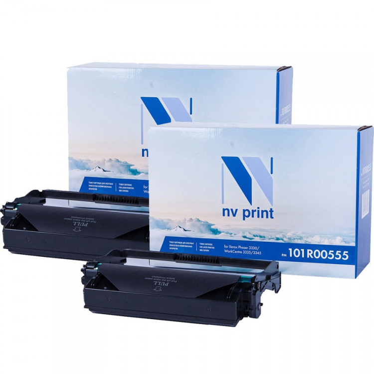 NV Print NVP-101R00555DU-SET2 Картридж совместимый NV-101R00555 DU-SET2 для Xerox WorkCentre 3335 / 334 (30000k) (2 шт)