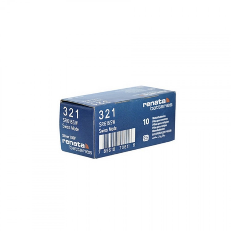 Батарейка RENATA SR616SW   321 (0%Hg)