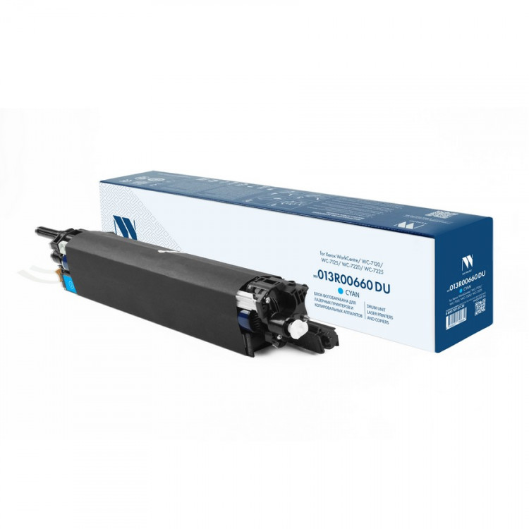 NV Print NVP-013R00660DUC Блок фотобарабана совместимый NV-013R00660 DU Cyan для Xerox WorkCentre / WC-7120 / WC-7125 / WC-7220 / WC-7225 (51000k) NV Print NVP-013R00660DUC Блок фотобарабана совместимый NV-013R00660 DU Cyan для Xerox WorkCentre / WC-7120 / WC-7125 / WC-7220 / WC-7225 (51000k)