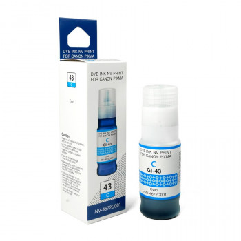 NV Print NVP-4672C001 Чернила GI-43 C (NV-4672C001) для Canon Pixma G540, G640 (70 мл) Cyan (в коробке) совместимые NVP-4672C001, Совместимость: , ресурс: 0 стр.