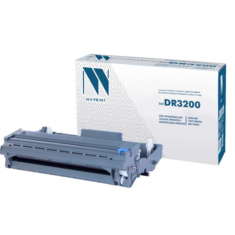 NV Print NVP-DR3200 Блок фотобарабана совместимый NV-DR-3200 для Brother HL-5350DN /  HL-5370DW /  HL-5380DN /  MFC-8880DN /  MFC-8370DN /  MFC-8380DN /  MFC-8890DW /  HL-5340DL /  HL-5340D  (25000k)